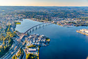 drnarbilder, drnarfoto, flygbild, flygbilder, flygfoto, flygfoton, hst, Medelpad, stder, Sundsvall, Sundsvallsbron, Sundsvallsfjrden