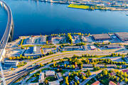 drnarbilder, drnarfoto, E4, flygbild, flygbilder, flygfoto, flygfoton, hst, Medelpad, stder, Sundsvall, Sundsvallsbron, Sundsvallsfjrden
