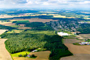 drnarbilder, drnarfoto, flygbild, flygbilder, flygfoto, flygfoton, landskap, samhllen, sommar, Tibro, Vstergtland