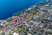 drnarbilder, drnarfoto, flygbild, flygbilder, flygfoto, flygfoton, Gotland, ringmuren, sommar, stad, stder, Visby