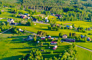 byar, drnarbilder, drnarfoto, flygbild, flygbilder, flygfoto, flygfoton, Hrjedalen, sommar, Ytterberg