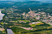banvall, drnarbilder, drnarfoto, flygbild, flygbilder, flygfoto, flygfoton, jrnvg, jrnvgsknut, Medelpad, Mittbanan, Norra Stambanan, samhllen, sommar, nge