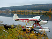 Ammarns, flyg, flygmaskin, hst, kommunikationer, luftfart, sjflyg, sjflygplan, Super Cub, Vindellven