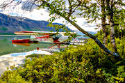Aktse, flyg, flygmaskin, flygplan, kommunikationer, Piper, Rapadalen, sarek, SE-EPF, sjflyg, sjflygplan, Super Cub