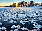 frost, frostblommor, is, isblommor, landskap, motljus, stmningsbild, vinter, rstid, rstider