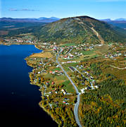 drnarbilder, drnarfoto, flygbild, flygbilder, flygfoto, flygfoton, funsdalen, Funsdalsberget, Funsdalssjn, Hrjedalen, hst, samhllen