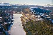 drnarbilder, drnarfoto, flygbild, flygbilder, flygfoto, flygfoton, funsdalen, Funsdalssjn, Hrjedalen, hst, samhllen