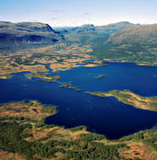 drnarbilder, drnarfoto, flygbild, flygbilder, flygfoto, flygfoton, Girisjn, landskap, lappland, Saxns, sommar