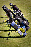 bag, barn, diverse, golf, golfbag, golfbana, golfklubba, golfspelare, jaktbyte, mjlkerd, sommar, sport