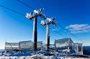 anlggningar, bl, byggnationer, gondolen, himmel, is, Jmtland, lift, liftstolpe, nedisad, snskrmar, stolpe