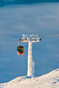 anlggningar, gondol, Jmtland, lift, liftstolpe, moln, utfrskning, utsikt, vinter, re, ventyr