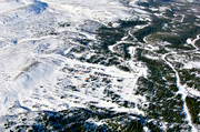 anlggningar, drnarbilder, drnarfoto, flygbild, flygbilder, flygfoto, flygfoton, Grftvallen, Jmtland, skidanlggning, skidbackar, skidort, stugby