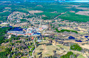 Dalarna, drnarbilder, drnarfoto, flygbild, flygbilder, flygfoto, flygfoton, Grycksbo, pappersbruk, samhllen, vr
