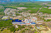Dalarna, drnarbilder, drnarfoto, flygbild, flygbilder, flygfoto, flygfoton, Grycksbo, pappersbruk, samhllen, vr