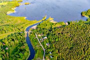anlggningar, drnarbilder, drnarfoto, flygbild, flygbilder, flygfoto, flygfoton, Gta kanal, kanal, kommunikationer, landskap, sevrdheter, sjfart, sommar, Ttorp, Viken, Vstergtland