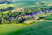anlggningar, drnarbilder, drnarfoto, flygbild, flygbilder, flygfoto, flygfoton, Gta kanal, kanal, kommunikationer, landskap, sevrdheter, sjfart, sommar, Vassbacken, Vstergtland