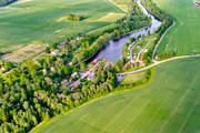 anlggningar, drnarbilder, drnarfoto, flygbild, flygbilder, flygfoto, flygfoton, Gta kanal, kanal, kommunikationer, landskap, sevrdheter, sjfart, sommar, Vassbacken, Vstergtland