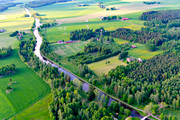 anlggningar, drnarbilder, drnarfoto, flygbild, flygbilder, flygfoto, flygfoton, Gta kanal, Jonsboda, kanal, kommunikationer, landskap, sevrdheter, sjfart, sommar, Vstergtland