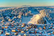 drnarbilder, drnarfoto, flygbild, flygbilder, flygfoto, flygfoton, Frsn, Gustavsbergsbacken, Jmtland, landskap, nedfart, skidbacke, stder, vinter, stersund