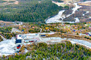 byar, drnarbild, drnarbilder, drnarfoto, flygbild, flygbilder, flygfoto, flygfoton, Handl, Handlan, Handlsforsen, hst, Jmtland, samhllen, tljsten, tljstensbrott, tljstensfabrik
