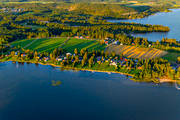 drnarbilder, drnarfoto, flygbild, flygbilder, flygfoto, flygfoton, Hemlunda, landskap, Norrbotten, Pite, samhllen, sommar, Svenskbyfjrden