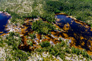 Bodsjn, drnarbilder, drnarfoto, flygbild, flygbilder, flygfoto, flygfoton, Forsaleden, herrevadsstrmmen, Jmtland, landskap, sommar, vattendrag, lvar, vre strmmen