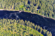 drnarbilder, drnarfoto, flygbild, flygbilder, flygfoto, flygfoton, Hrkan, Jmtland, Lvsjstrmmen, sommar, lvar