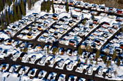 Bydalen, drnarbilder, drnarfoto, flygbild, flygbilder, flygfoto, flygfoton, Hovde, husvagnar, husvagnsparkering, Hglekardalen, kultur, nutid, parkering, skidanlggning, vinterturism