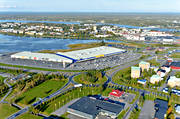 anlggningar, byggnationer, drnarbilder, drnarfoto, flygbild, flygbilder, flygfoto, flygfoton, Haparanda, hst, Norrbotten, samhllen