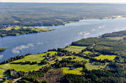 drnarbilder, drnarfoto, flygbild, flygbilder, flygfoto, flygfoton, Hkbck, Indalslven, Jmtland, landskap, Lit, sommar