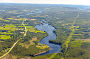 drnarbilder, drnarfoto, flygbild, flygbilder, flygfoto, flygfoton, Indalslven, Jmtland, kraftstation, krngede, landskap, milj, sommar, vattenkraft, lvar