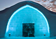 anlggningar, drr, entre, hotell, ishotellet, iskonst, Jukkasjrvi, lappland, midvinter, polarnatt, vinter