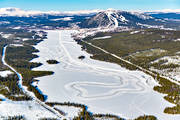 anlggningar, bilbana, drnarbilder, drnarfoto, flygbild, flygbilder, flygfoto, flygfoton, funsdalen, Funsdalssjn, halkbana, Hrjedalen, isbana, landskap, vinter