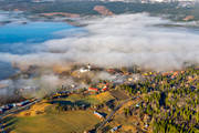 dimma, drnarbilder, drnarfoto, flygbild, flygbilder, flygfoto, flygfoton, Jmtland, kall, Kallsjn, kyrka, kyrkor, samhllen, vr