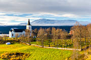 anlggningar, byggnader, byggnationer, hus, Jmtland, kall, kyrka, kyrkogrd, reskutan