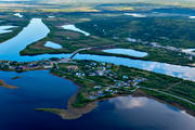 drnarbilder, drnarfoto, flygbild, flygbilder, flygfoto, flygfoton, grns, grnssamhlle, Karesuando, Karesuvanto, kyrkby, lappland, Muonio, Nordkalotten, samhllen, sommar, lv