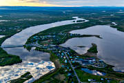 drnarbilder, drnarfoto, flygbild, flygbilder, flygfoto, flygfoton, grns, grnssamhlle, Karesuando, Karesuvanto, kyrkby, lappland, Muonio, Nordkalotten, samhllen, sommar, lv