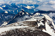 drnarbilder, drnarfoto, flygbild, flygbilder, flygfoto, flygfoton, Kaskasapakte, Kebnekaise, landskap, lappland, sommar, Sydtoppen