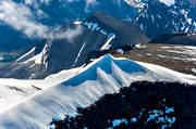 drnarbilder, drnarfoto, flygbild, flygbilder, flygfoto, flygfoton, Kebnekaise, landskap, lappland, sommar, Sydtoppen