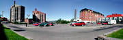 Kiruna, lappland, panorama, panoramabilder, samhlle, samhllen, torget