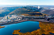 drnarbilder, drnarfoto, flygbild, flygbilder, flygfoto, flygfoton, gruvan, hst, jrnmalm, Kiruna, Kirunagruvan, landskap, lappland, stder, svenska fjllen