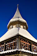 byggnader, julstmning, Jmtland, klocka, klockstapel, klocktorn, riven, samhllen, stmningsbild, torn, re, re kyrka