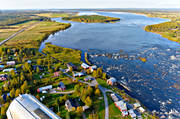 drnarbilder, drnarfoto, flygbild, flygbilder, flygfoto, flygfoton, grdar, hst, Kukkola, Kukkolaforsen, landskap, Nationallvdagen, Norrbotten, sikhvning, Torne lv, lvsik