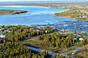 drnarbilder, drnarfoto, flygbild, flygbilder, flygfoto, flygfoton, grdar, hst, Kukkola, Kukkolaforsen, landskap, Nationallvdagen, Norrbotten, sikhvning, Torne lv, lvsik