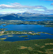 drnarbilder, drnarfoto, fjll, fjllsj, flygbild, flygbilder, flygfoto, flygfoton, Kultsjn, landskap, lappland, Saxns, Saxnsgrden, sommar