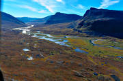drnarbilder, drnarfoto, flygbild, flygbilder, flygfoto, flygfoton, hst, Kungsleden, Krtjevuolle, landskap, lappland, sameviste, Singistugorna, Stuor Avrrik, svenska fjllen, Tjktjajkka, Tjktjavagge, Unna Avrrik
