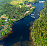 drnarbilder, drnarfoto, flygbild, flygbilder, flygfoto, flygfoton, Indalslven, Jmtland, Kvisslestrmmen, Kvitsle, sommar, sportfiske, lvar