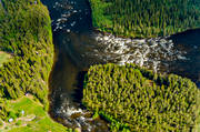 drnarbilder, drnarfoto, flygbild, flygbilder, flygfoto, flygfoton, Indalslven, Jmtland, Kvisslestrmmen, Kvitsle, sommar, sportfiske, lvar