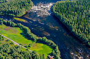 drnarbilder, drnarfoto, flygbild, flygbilder, flygfoto, flygfoton, Indalslven, Jmtland, Kvisslestrmmen, Kvitsle, sommar, sportfiske, lvar