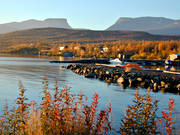 Abisko, gryning, hamn, hst, landskap, lappland, Lapporten, morgon, smbtshamn, Torne Trsk